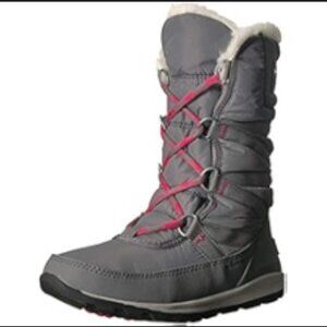 Sorel Women's Whitney Tall Lace Snow Boot Quarry Bright Rose Size 7
